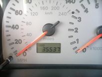 Actual Odometer Reading